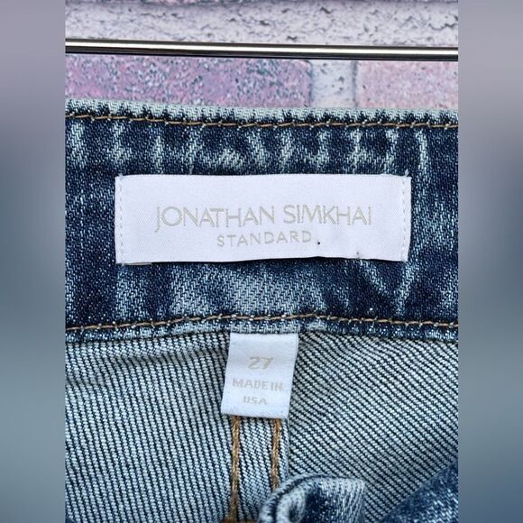 JONATHAN SIMKHAI STANDARD Theo Belted Pleated Straight size 27 - Picture 16 of 17